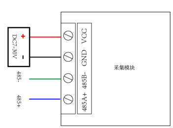 空氣污染傳感器RS485接線