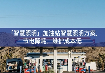 「智慧照明」加油站智慧照明方案,節(jié)電降耗，維護成本低