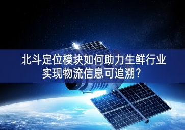 北斗定位模塊如何助力生鮮行業(yè)實現(xiàn)物流信息可追溯？